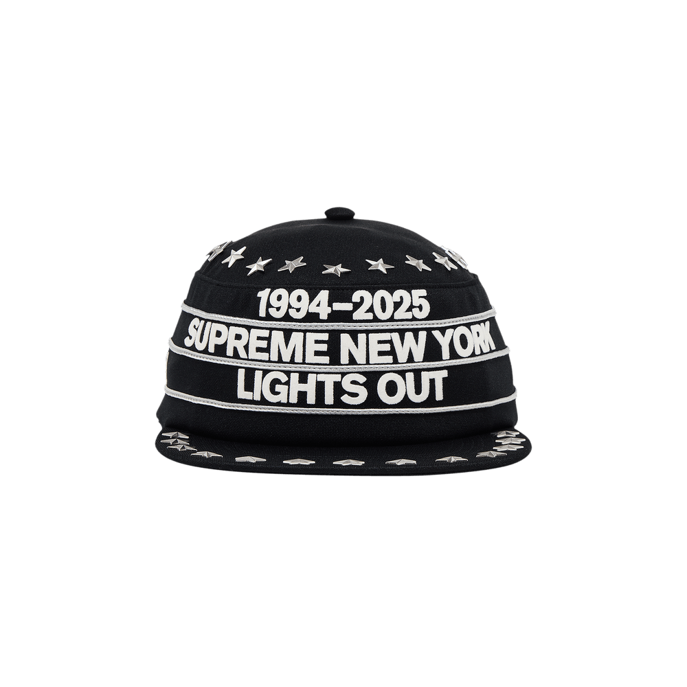 Buy Supreme Stars Studded Pillbox Hat 'Black' - FW25H67 BLACK | GOAT