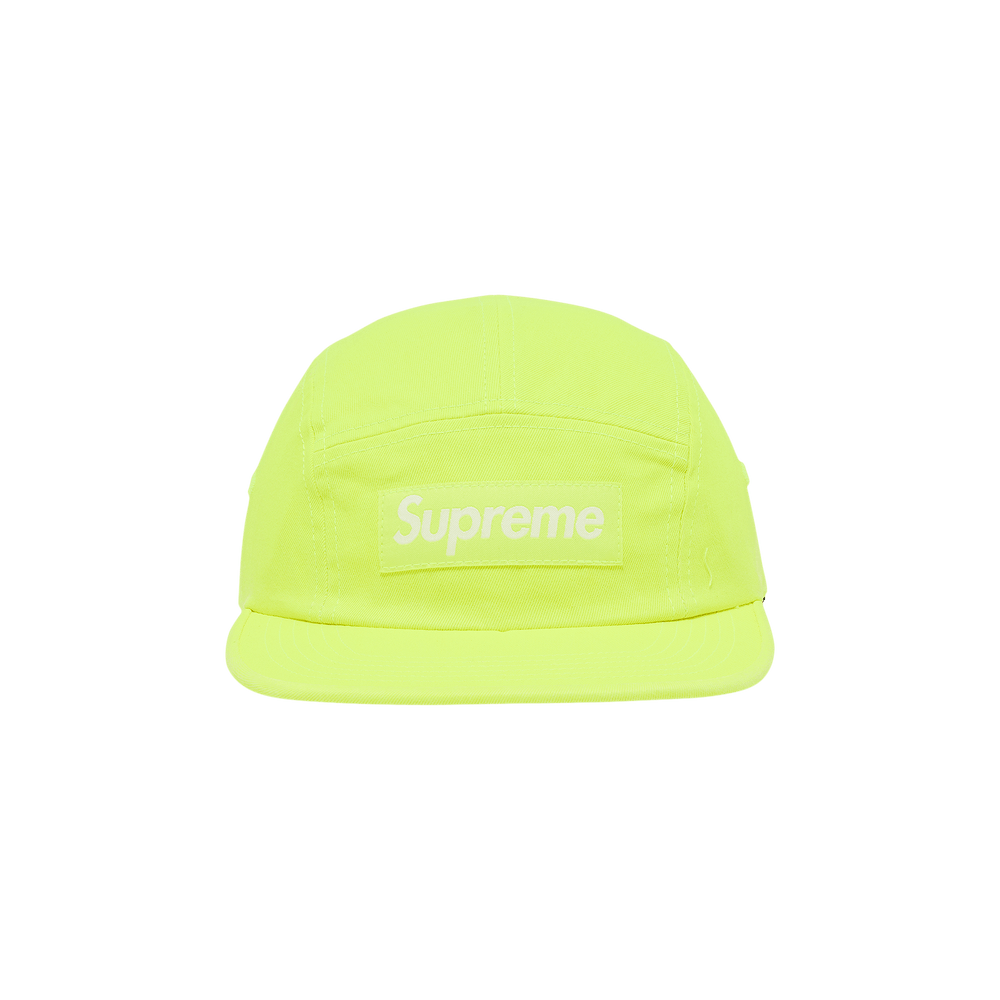 Buy Supreme Washed Chino Twill Camp Cap 'Neon Yellow' - FW25H39