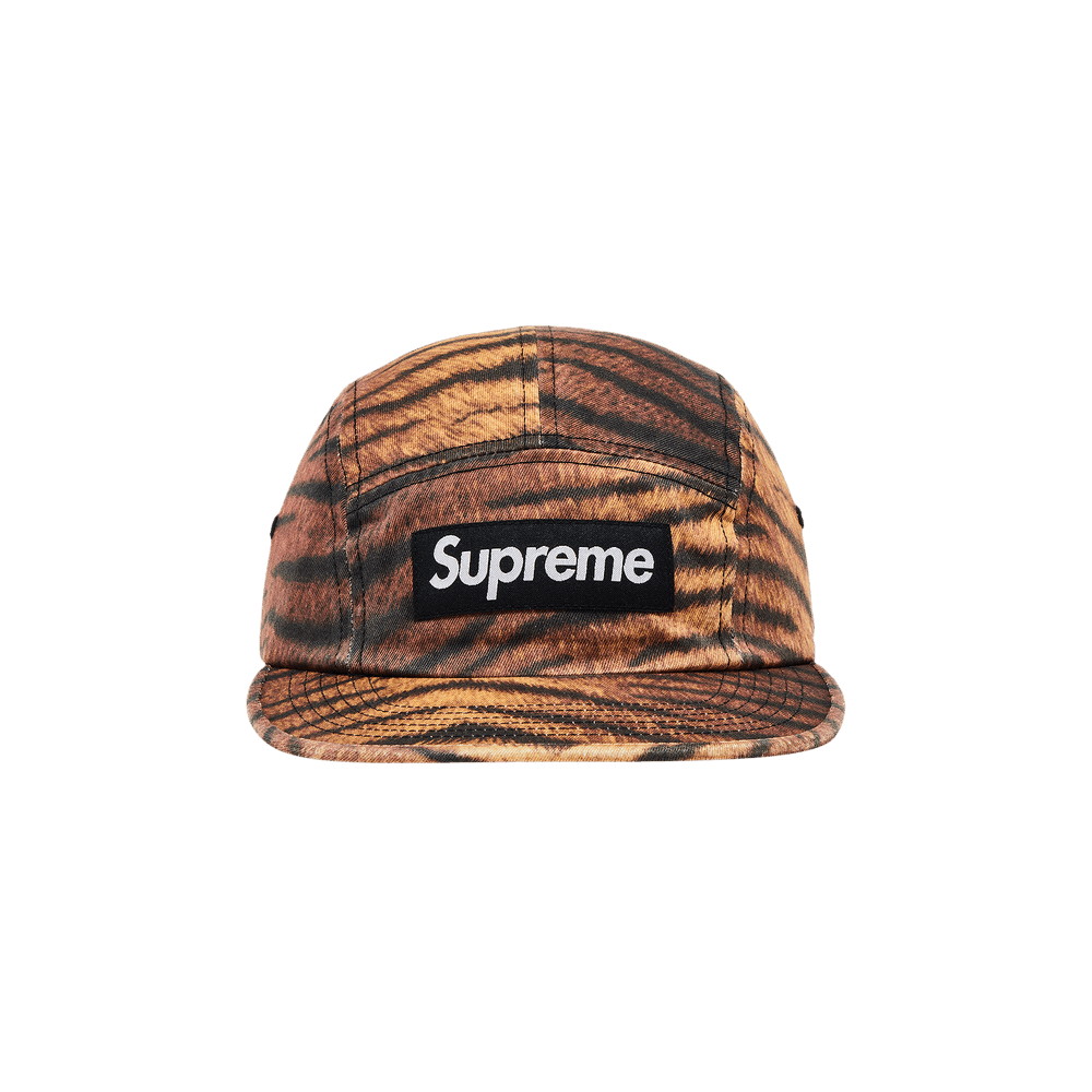 Buy Supreme Washed Chino Twill Camp Cap 'Tiger' - FW25H39 TIGER | GOAT