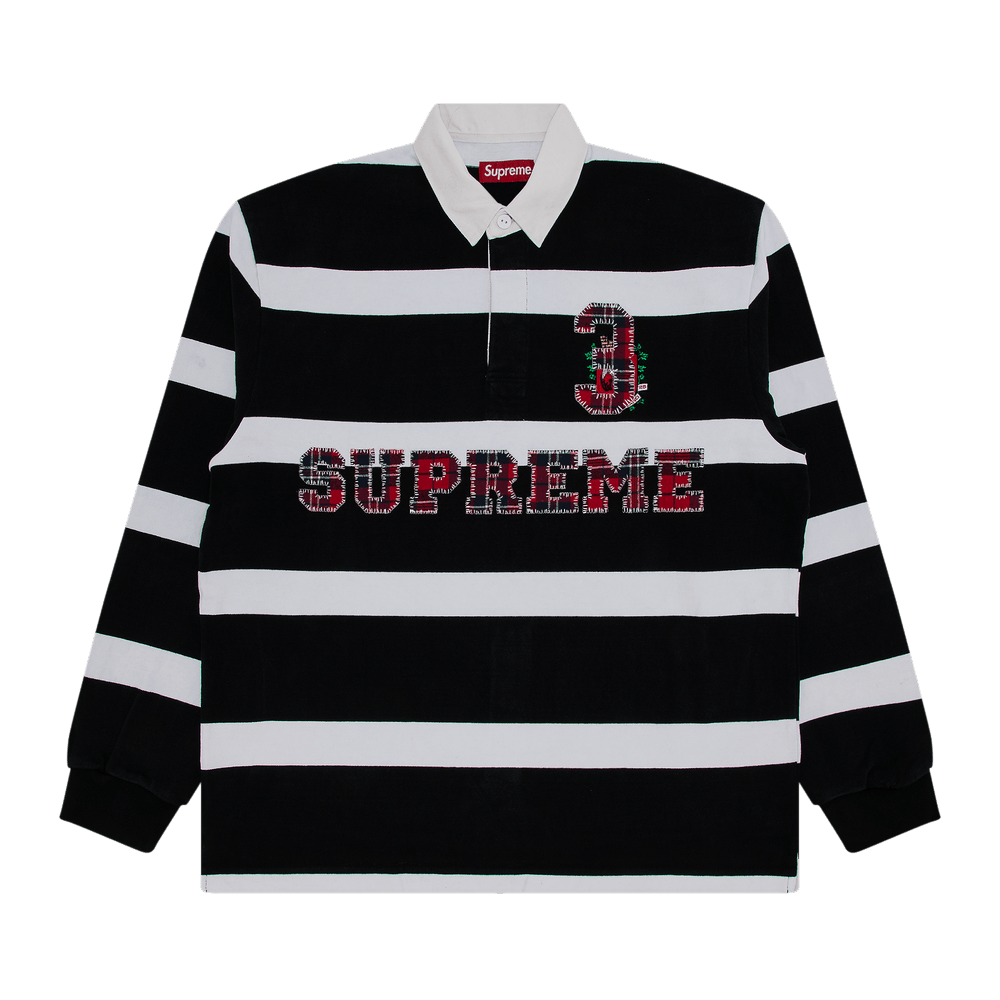 ウェア Supreme S/S Rugby Black M Supreme】 S/S Rugby Black - 24SS (Supreme/Tシャツ