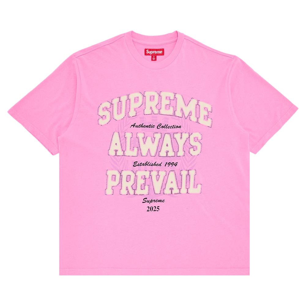 Buy Supreme Always Prevail Short-Sleeve Top 'Pink' - FW25KN48 PINK