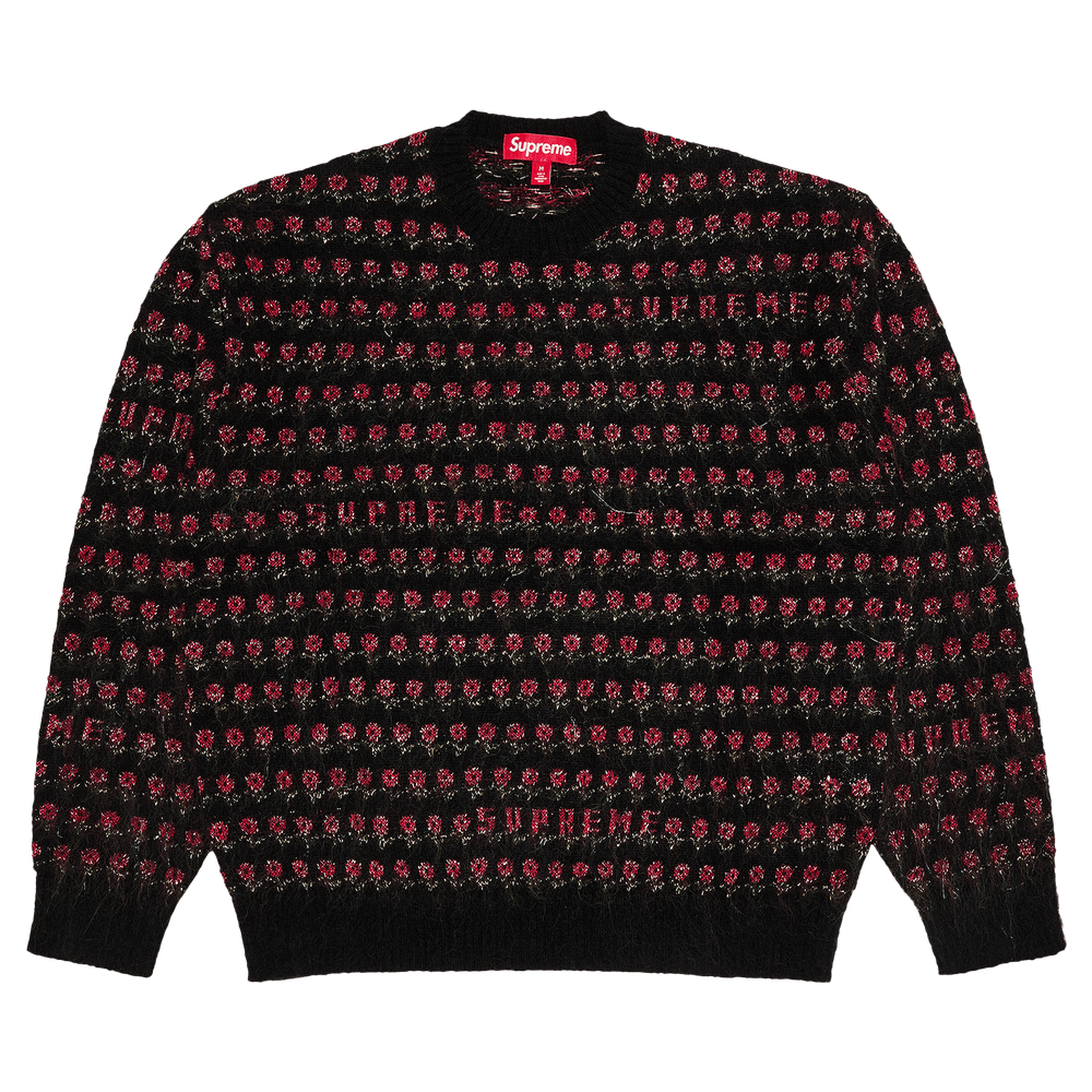 Supreme Flowers llic Sweater セーター Supreme Flowers Metallic Sweater (FW25) - $168
