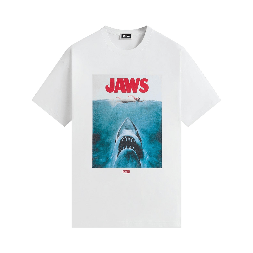 Buy Kith For Jaws Main Poster Vintage Tee 'Bright White