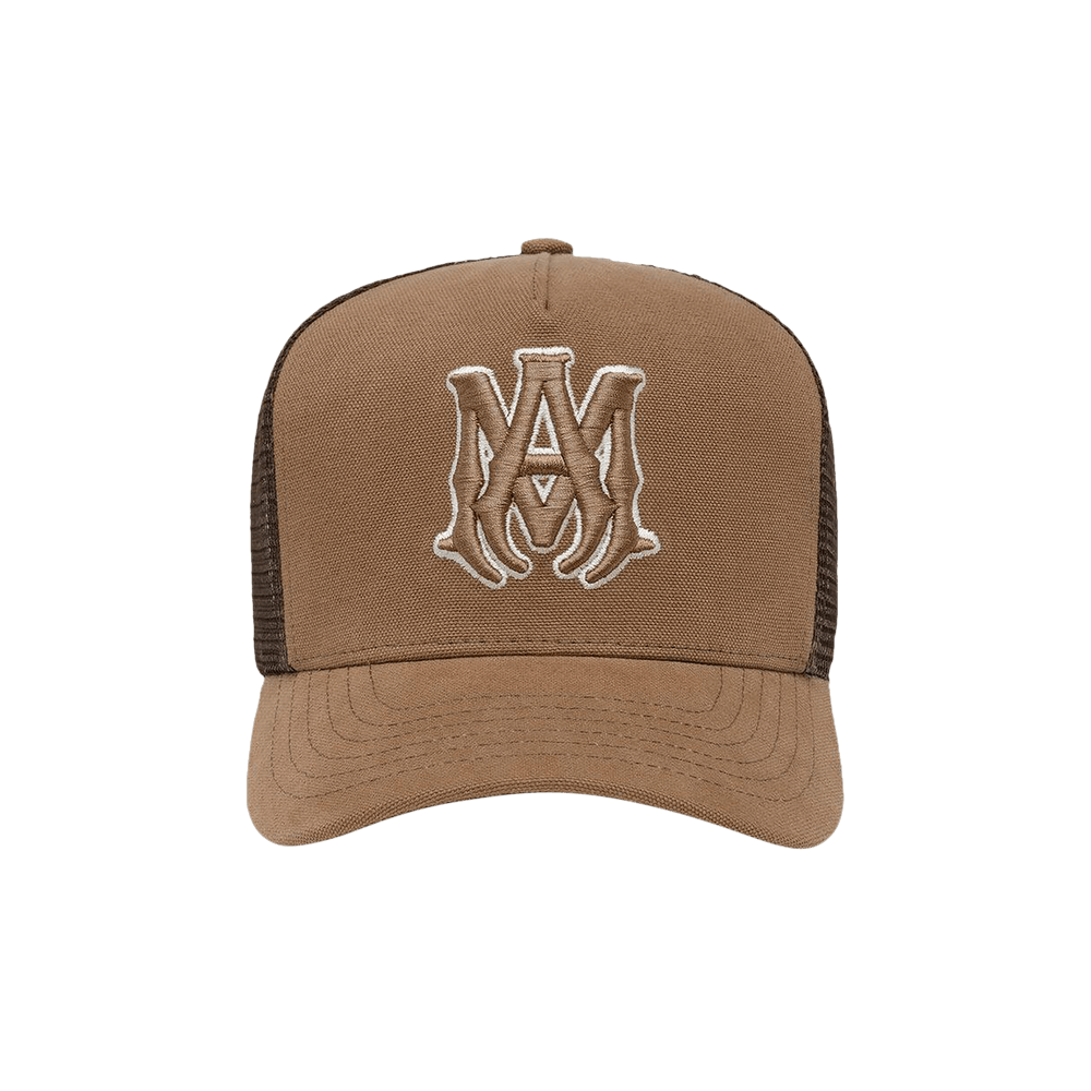 新品正規品 AMIRI MA OUTLINE TRUCKER HAT キャップ AMIRI Green Cotton Camouflage MA Outline Cap | Harrods US