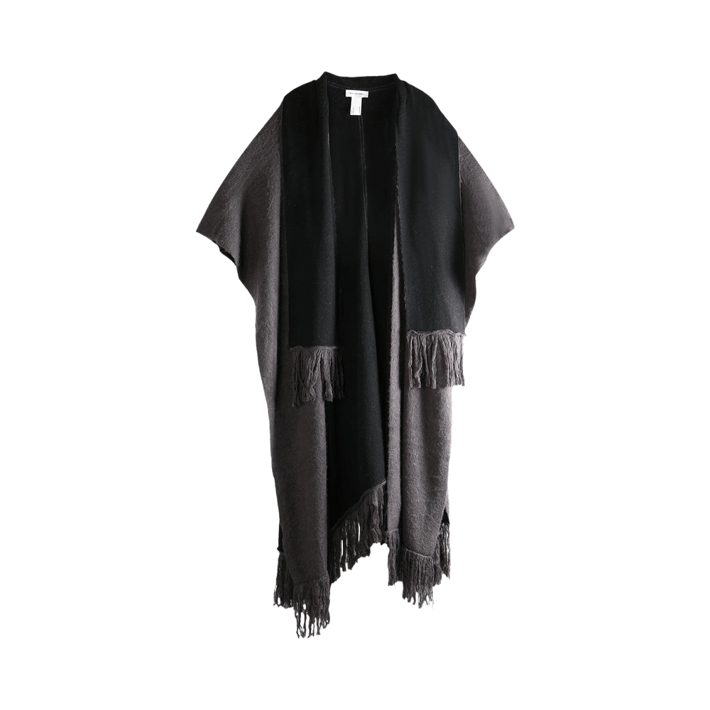 【KIKO KOSTANDINOV】25AW TARR SCARF Buy Kiko Kostadinov Tarr Fringed Throw Scarf 'Black/Brown