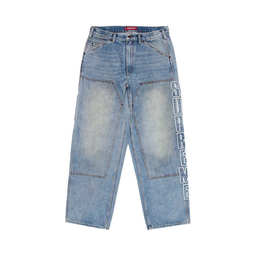 Buy Supreme Reflective Double Knee Pant 'Denim' - FW25P79 DENIM | GOAT