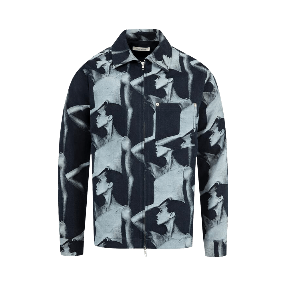 Buy Wales Bonner Jet Zip Jacket 'Indigo' - UA25DE02 CO02 504 | GOAT