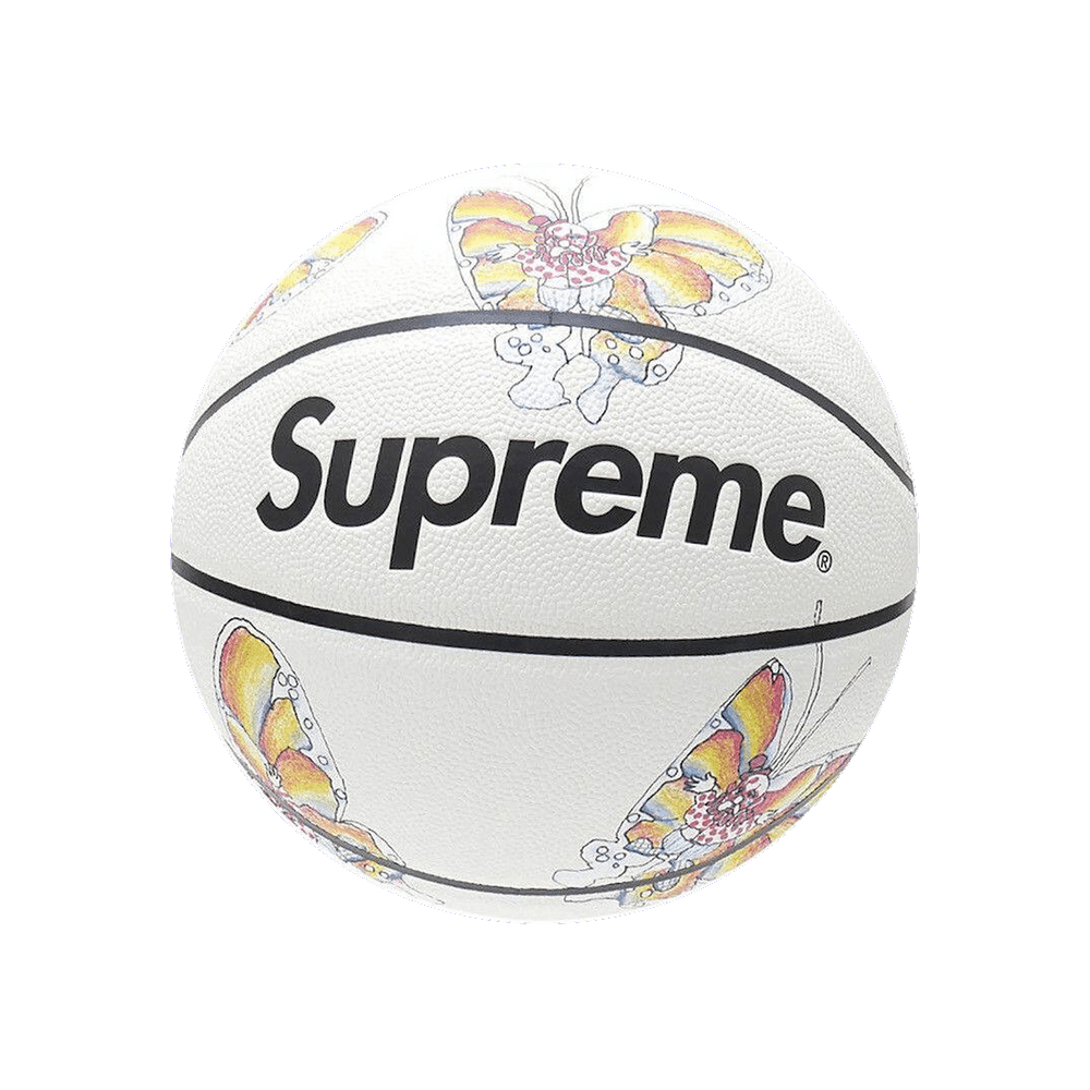 Buy Supreme Gonz Butterfly Spalding Basketball 'White' - 00052