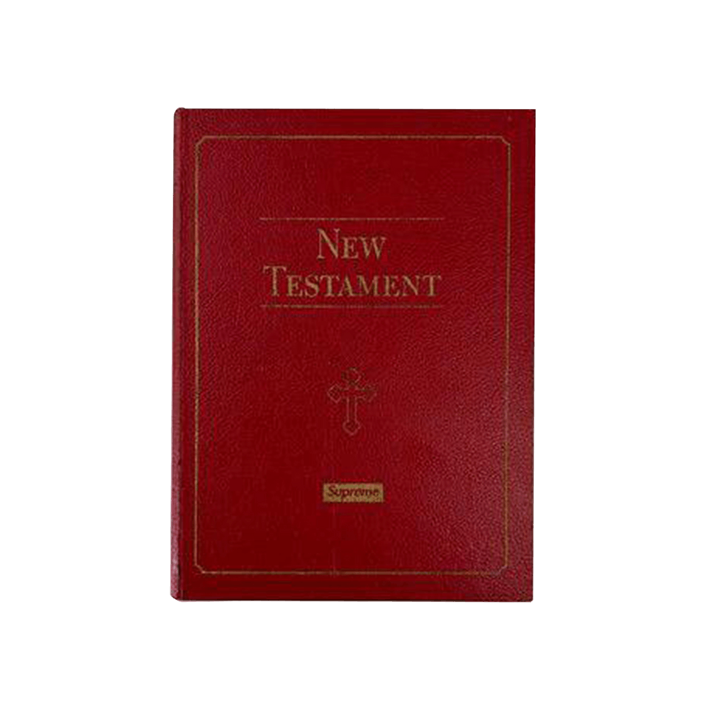 Buy Supreme New Testament Stash Bible 'Red' - 00052 1FW1344SNTSBR