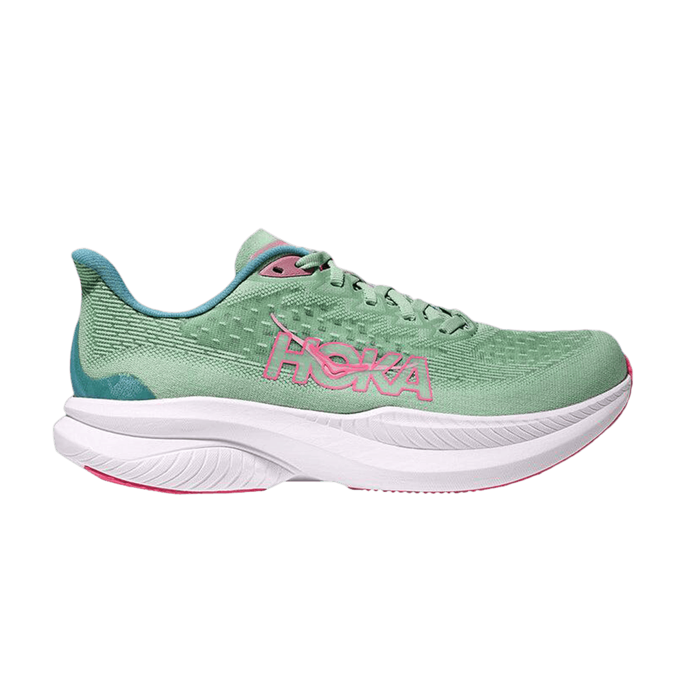Hoka Wmns Mach 6 Wide 'jadeite Alpine Blue'