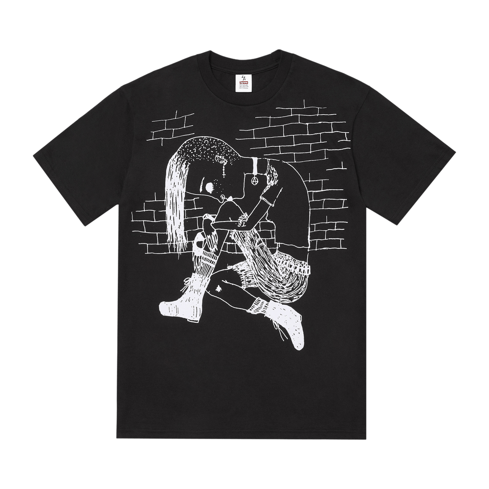 Buy Supreme x Y's Thinker Tee 'Black' - FW25T4 BLACK | GOAT