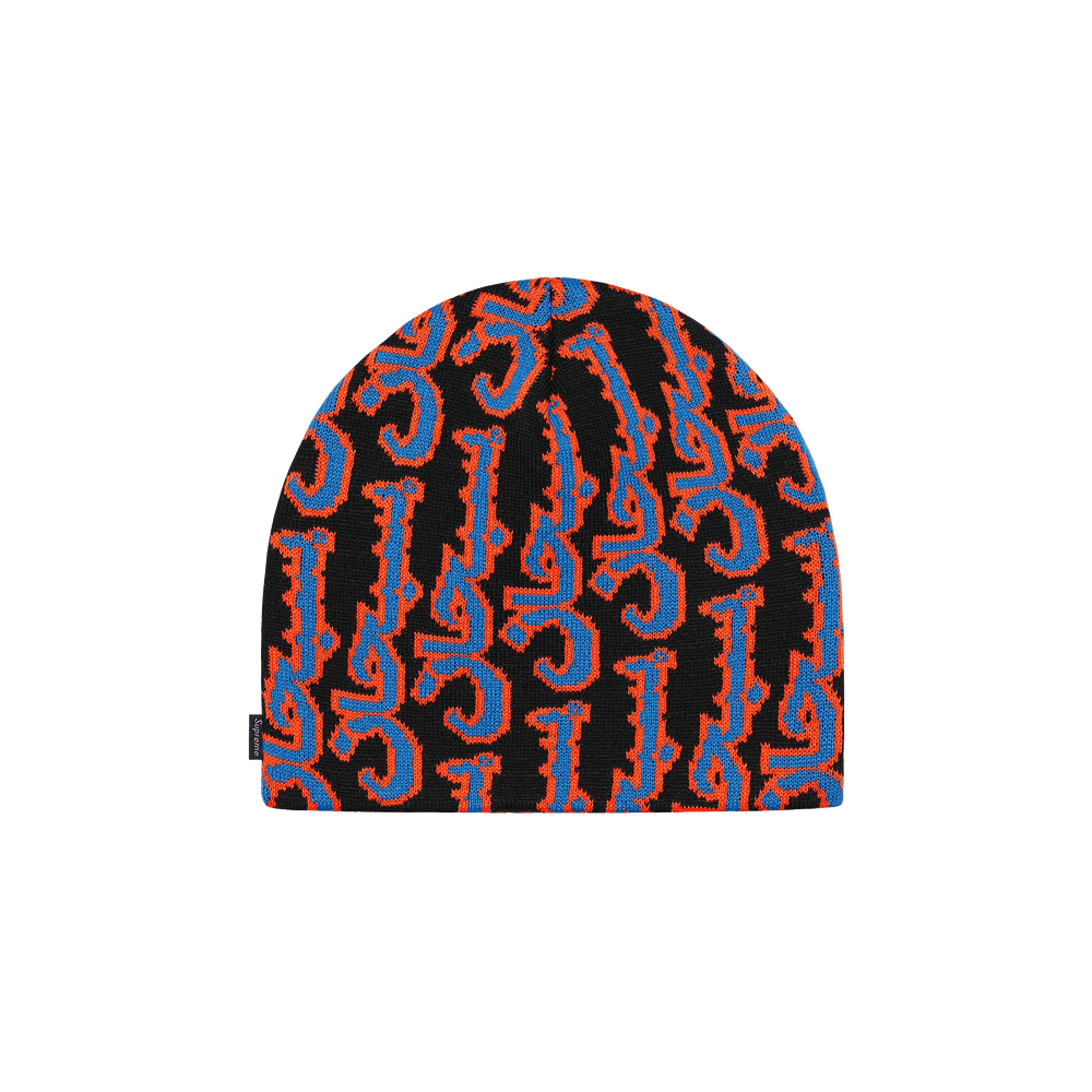 帽子 Supreme Arabic Jacquard Beanie Black Buy Supreme Arabic Jacquard Beanie 'Black' - FW25BN9 BLACK | GOAT