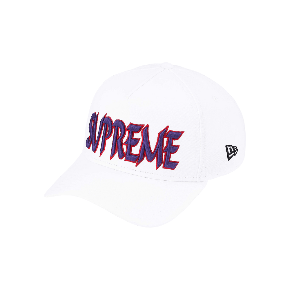 Buy Supreme Sharp Spellout Adjustable New Era 'White' - FW25H87