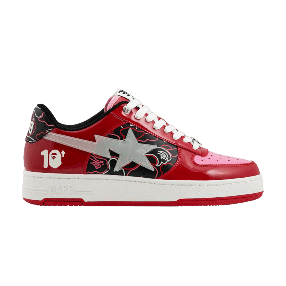 88rising X Bapesta #2 'glow In The Dark Pack - Red'
