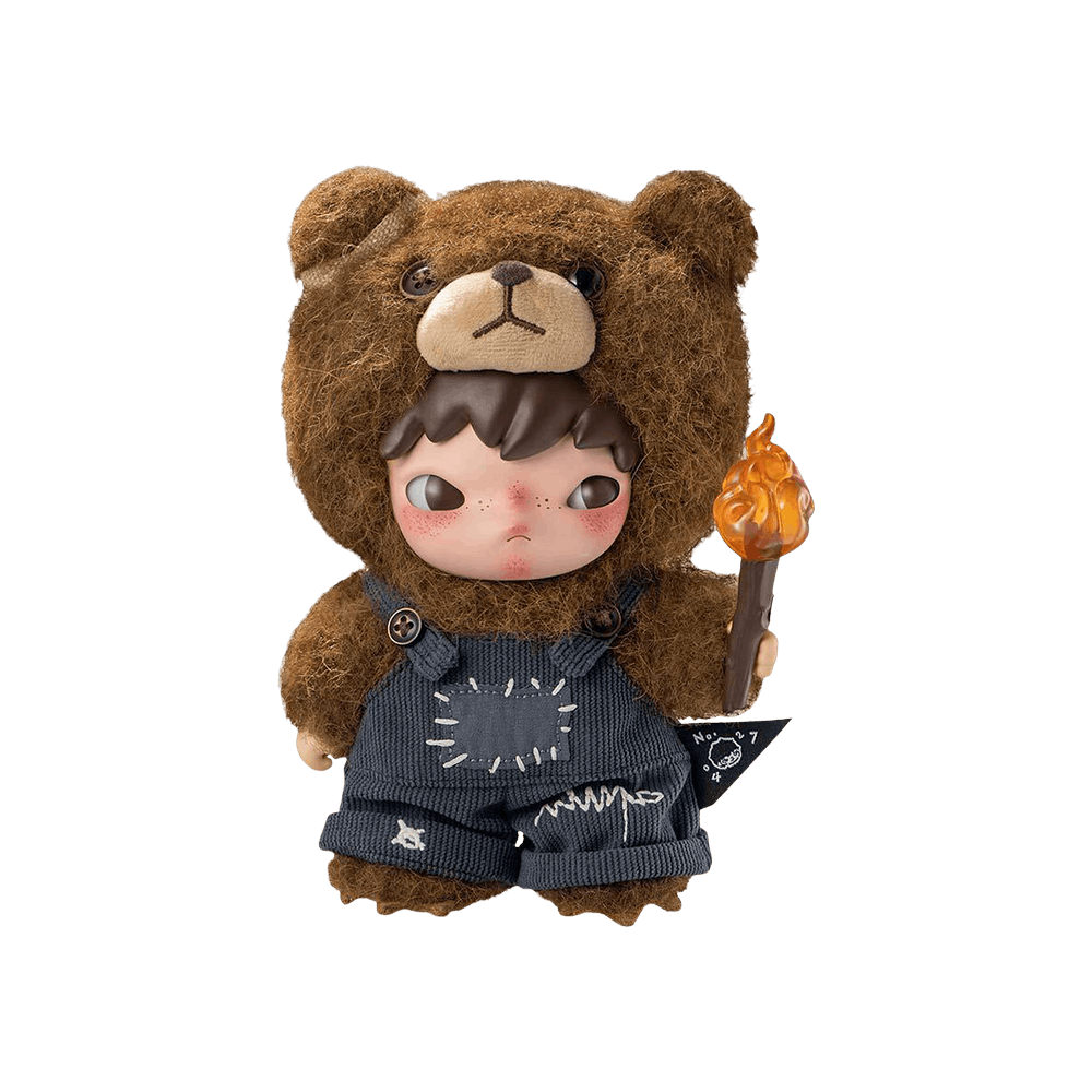 Buy Pop Mart Hirono Living Wild-Fight for Joy Plush Doll 'Brown
