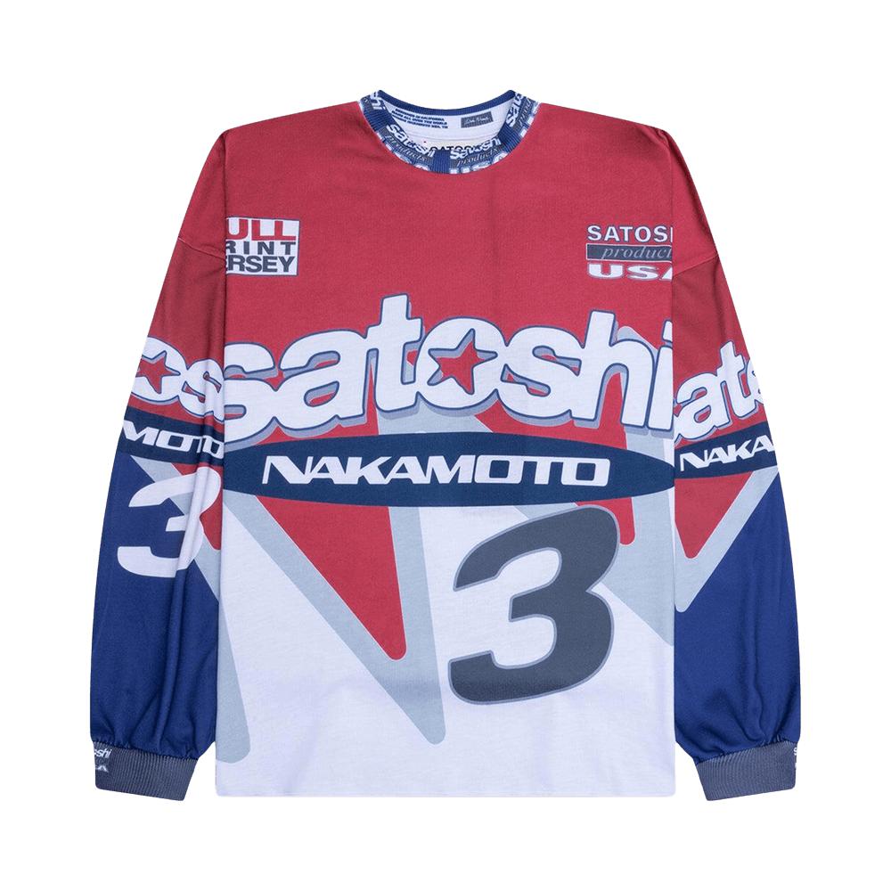 Buy Satoshi Nakamoto Speedway Long-Sleeve 'Red' - SS25LS005 RED | GOAT