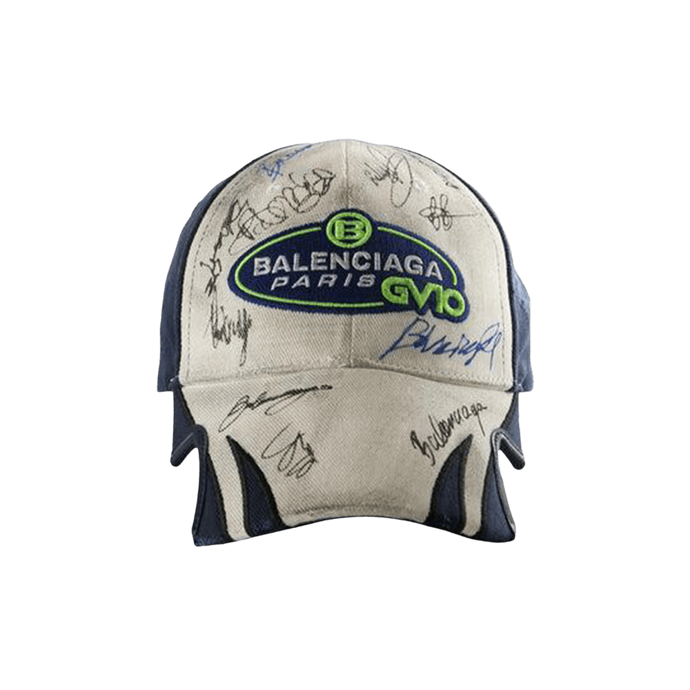 Buy Balenciaga Scribble Cap 'Dirty White/Blue' - 846555 410B2 9168