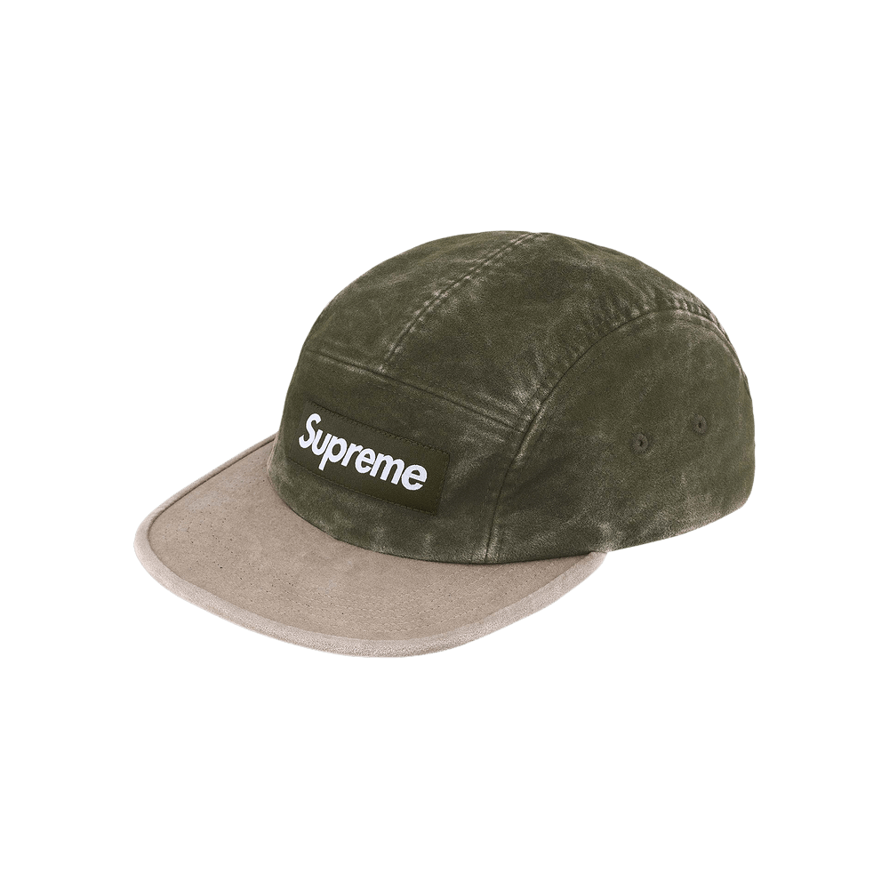 帽子 Supreme 2-Tone Moleskin Camp Cap Olive Supreme 2-Tone Moleskin Camp Cap (FW25) - $54