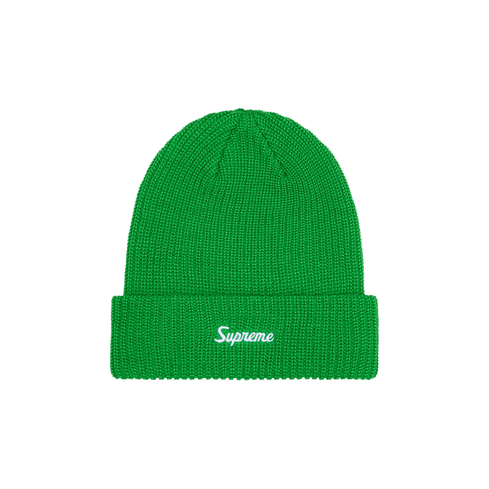 Buy Supreme Loose Gauge Beanie 'Green' - FW25BN25 GREEN | GOAT