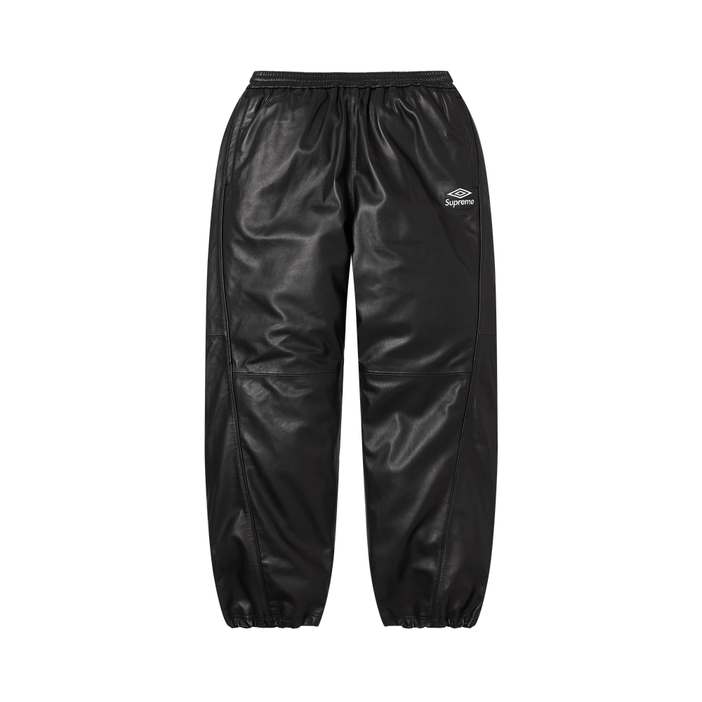 Buy Supreme x Umbro Leather Track Pant 'Black' - FW25P34 BLACK | GOAT
