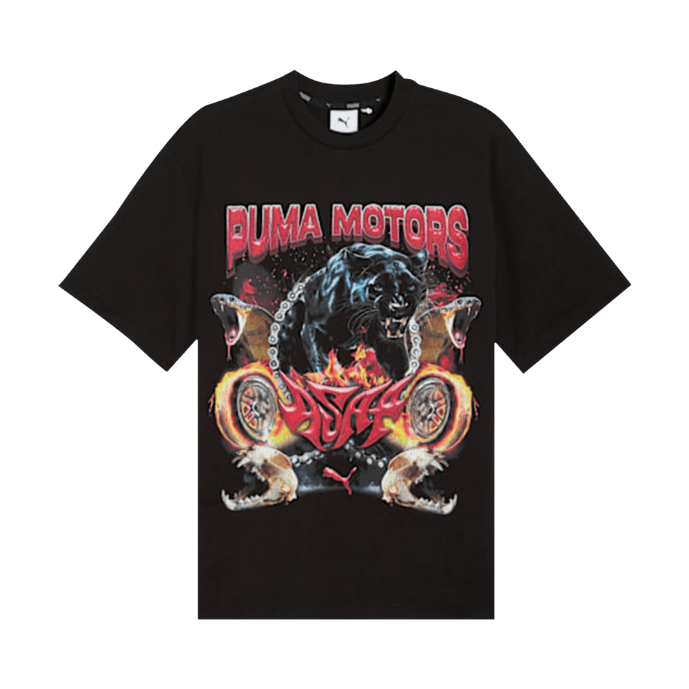 pom様 Buy Puma x A$AP ROCKY Motors Tee 'Puma Black' - 636188 01 | GOAT