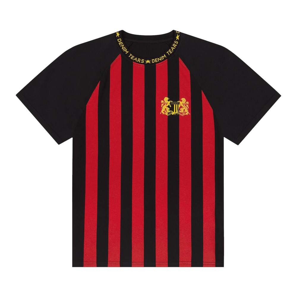 Buy Denim Tears Football Pitch Tee 'Red' - SS25TSS0501722 | GOAT