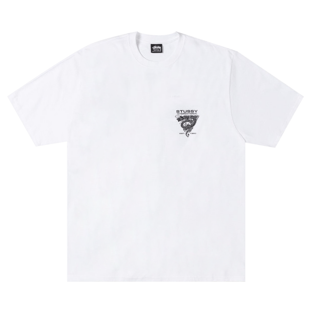 M*.様 STUSSY グラフィックデザイン スニーカー ホワイトTシャツ Buy Stussy Dragon Tee 'White' - 1905166 WHIT | GOAT