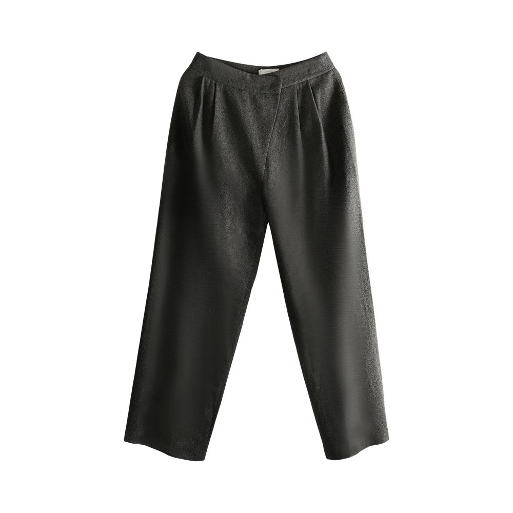 Buy Amomento Wool Wrap Pants 'Charcoal' - AM25FWW07PT CHAR | GOAT