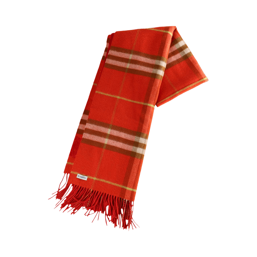 Buy Burberry Solid To Gc Scarf 'Tomato Red' - 8113932 TOMA | GOAT