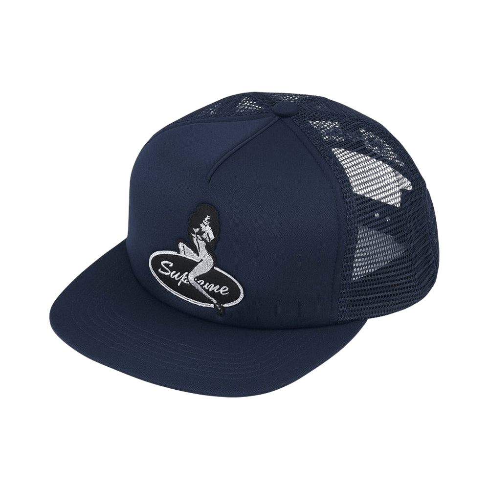 Buy Supreme Pinup Mesh Back 5-Panel 'Navy' - FW25H60 NAVY | GOAT
