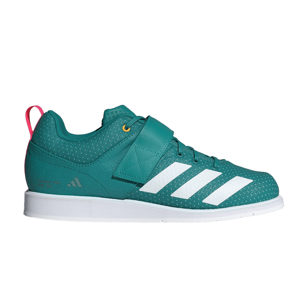 Adidas Powerlift 5 Weightlifting Shoes Mens Size 14 Teal Pink White JP9877 NWT Adidas Powerlift 5 Weightlifting Shoes Gym Trainers Men Size  main image 2