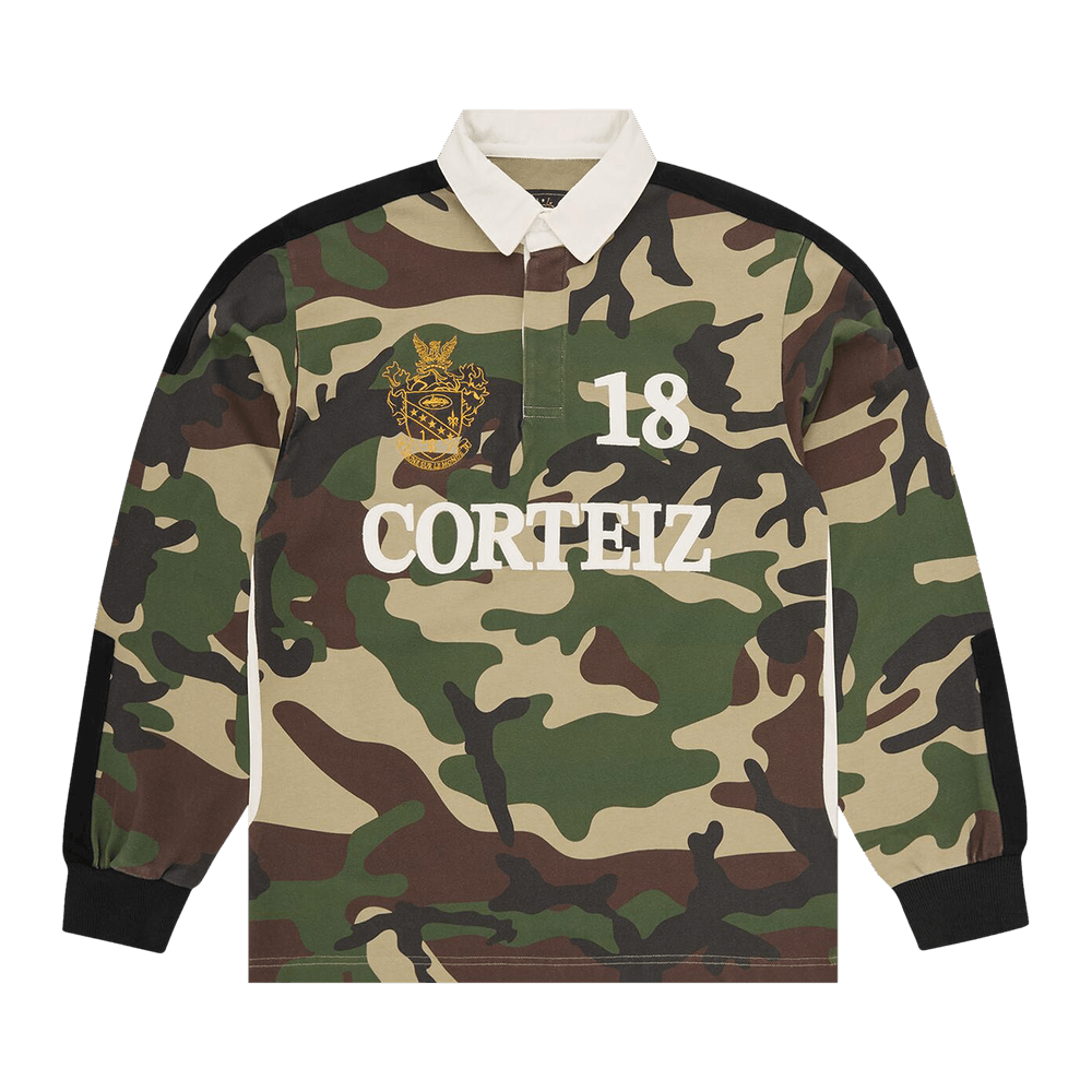 Buy Corteiz Panelled Rugby 'Woodland Camo' - CRTZ0333 149 | GOAT