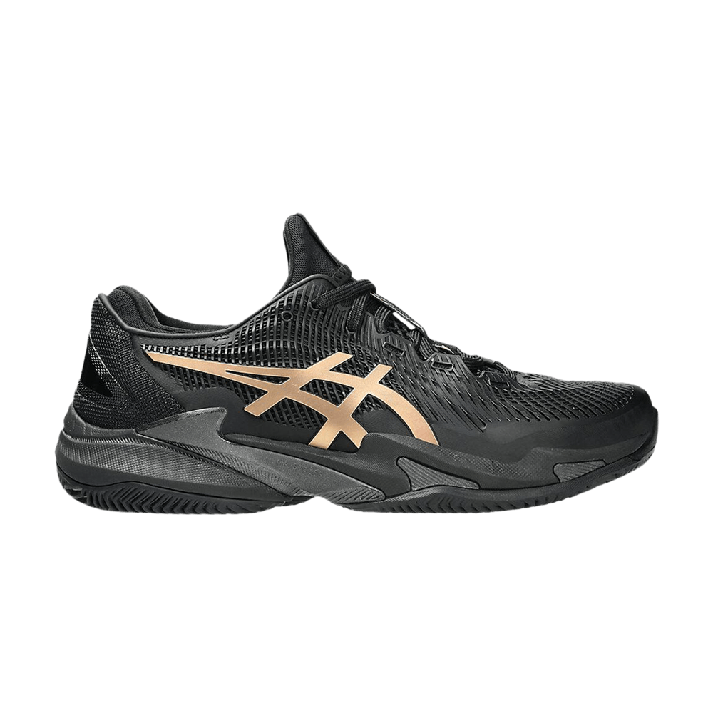 Asics Court Ff 3 Novak Clay 'black Prism Gold Hi'