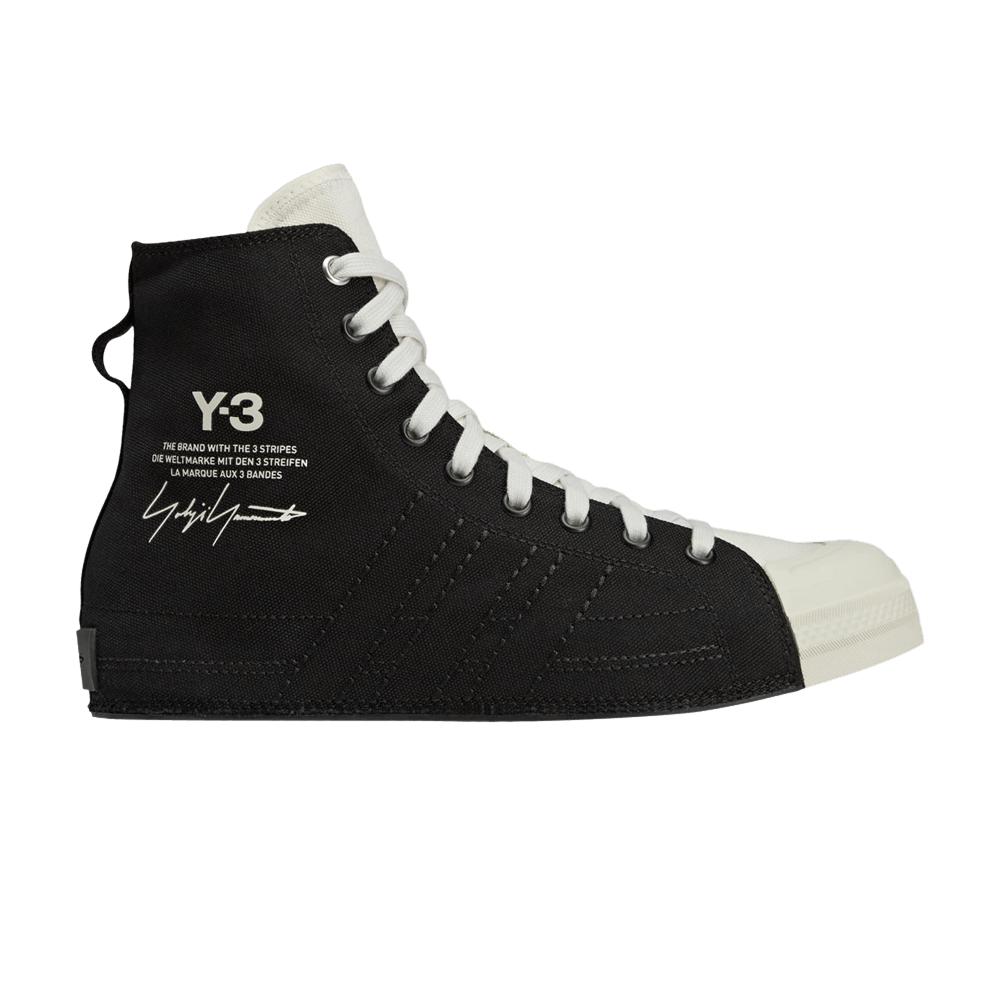 Y Buy Adidas Y-3 Nizza High 'Black White' - JQ8818 | GOAT