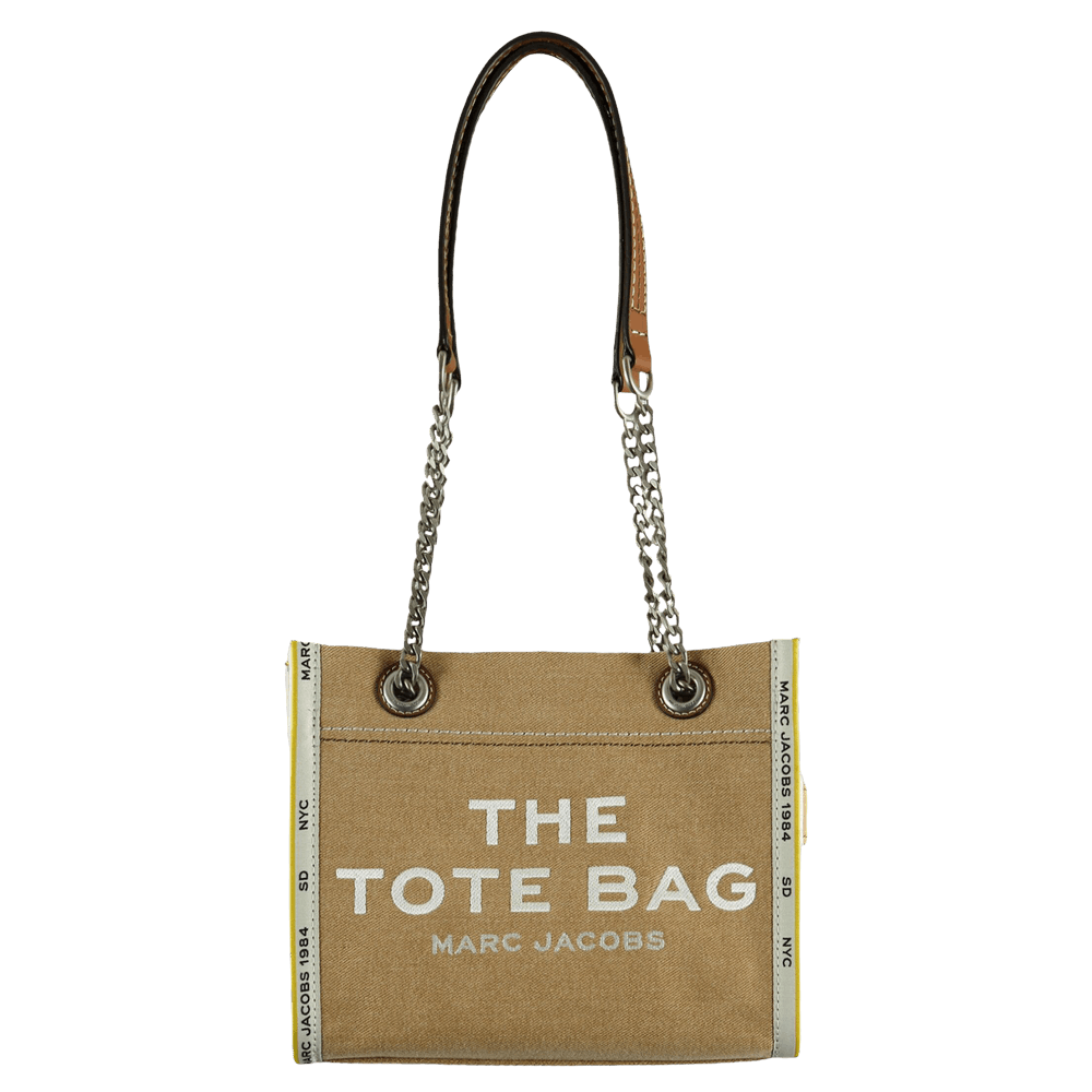 Buy Marc Jacobs The Small Denim Chain Tote Bag 'Beige