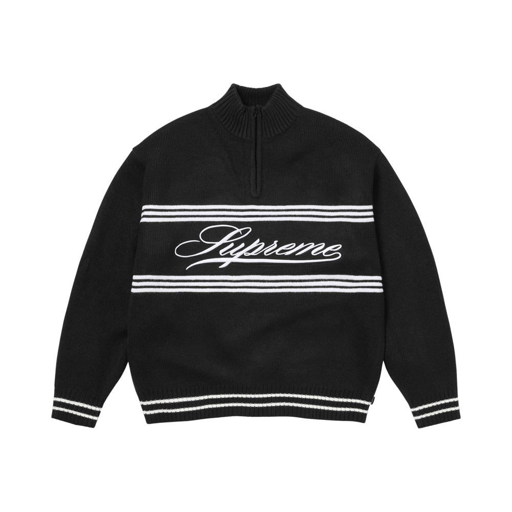 トップス Supreme Speckle Stripe ZipCardigan Black Supreme Speckle Stripe Zip Up Cardigan Black Men's - FW24 - US