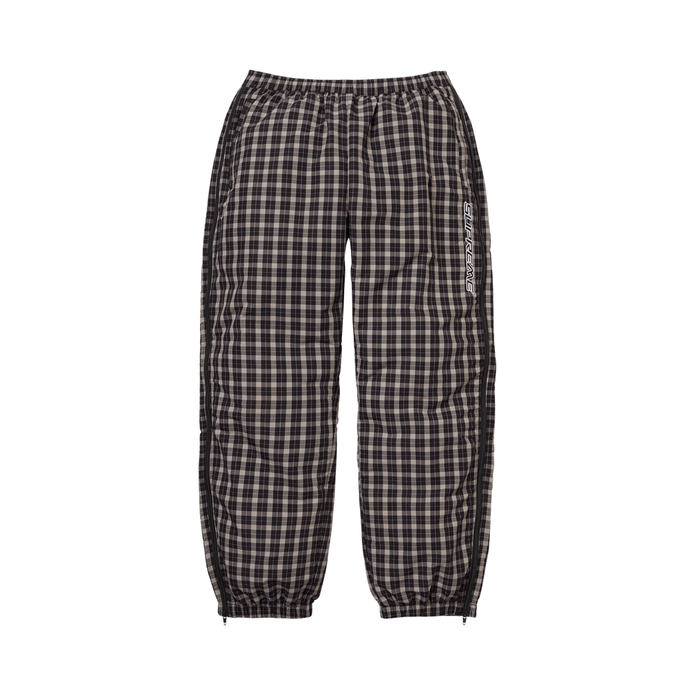 Buy Supreme Plaid Warm Up Pant 'Black' - FW25P8 BLACK | GOAT