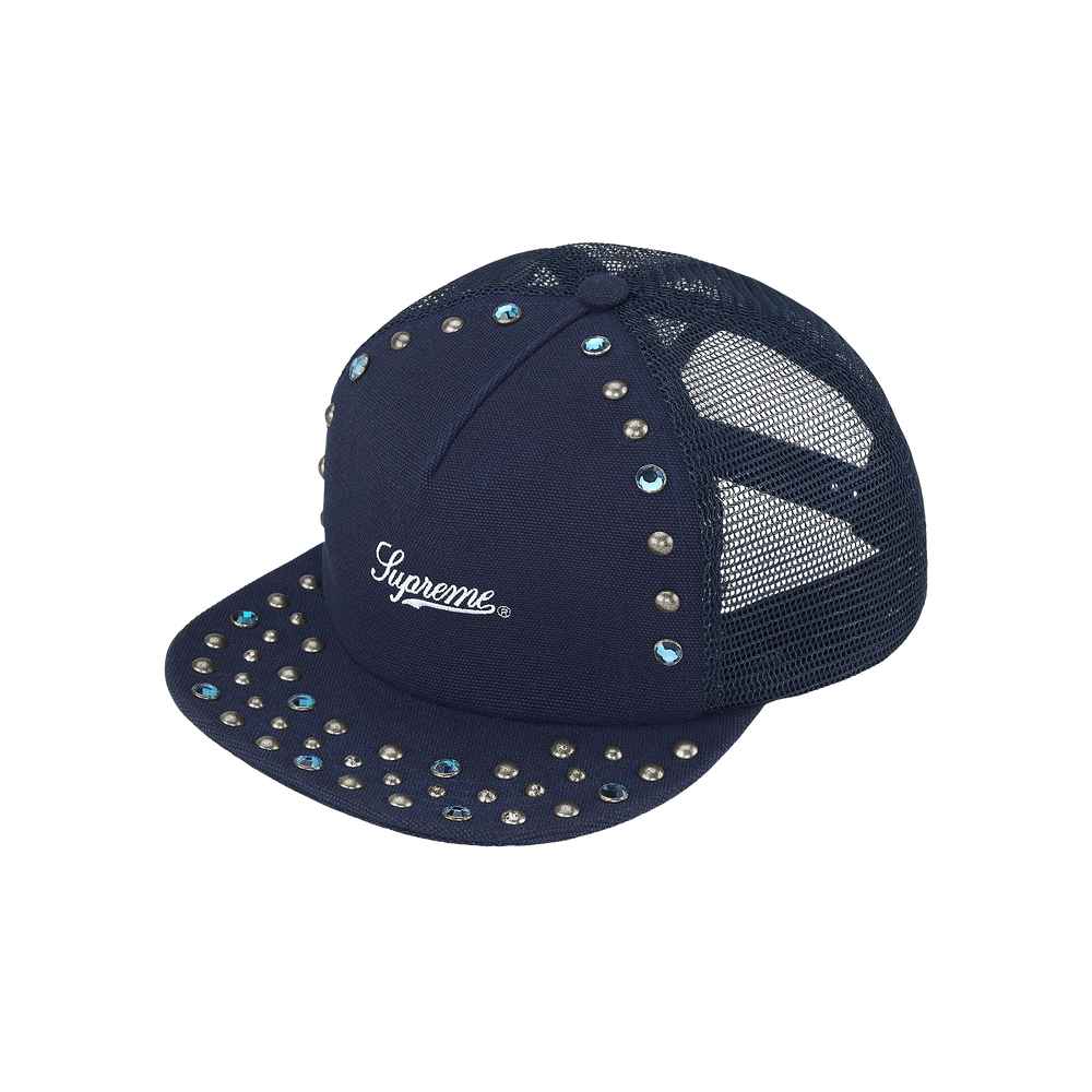 Buy Supreme x B.B. Simon Studded Mesh Back 5-Panel 'Navy