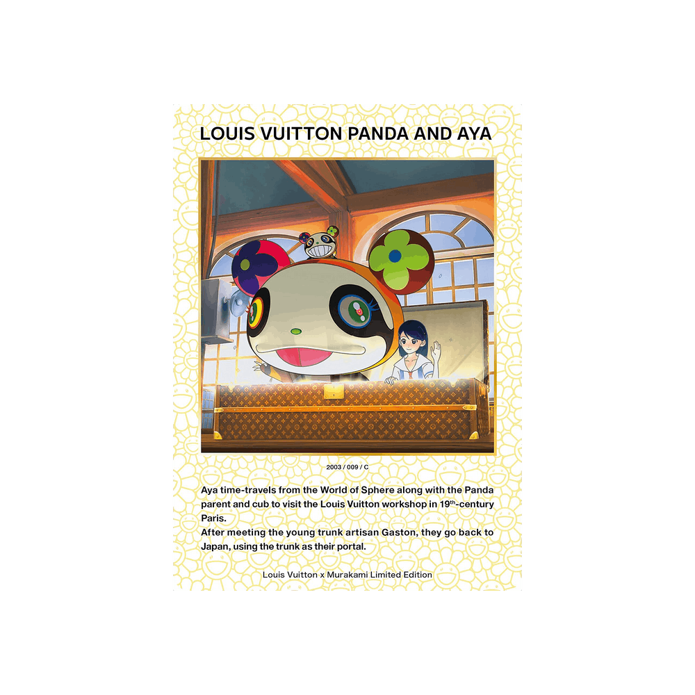 【PSA10】LOUISVUITTON PANDA AND AYA 009 C Buy Louis Vuitton x Takashi Murakami Louis Vuitton Panda and Aya