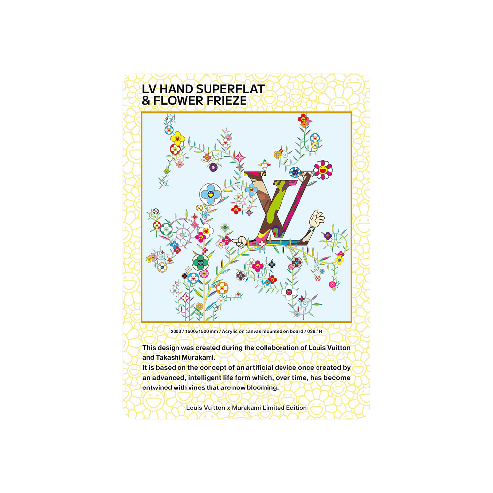 【PSA10】LV HAND SUPERFLAT & FLOWER FRIEZE Buy Louis Vuitton x Takashi Murakami LV Hand Superflat & Flower