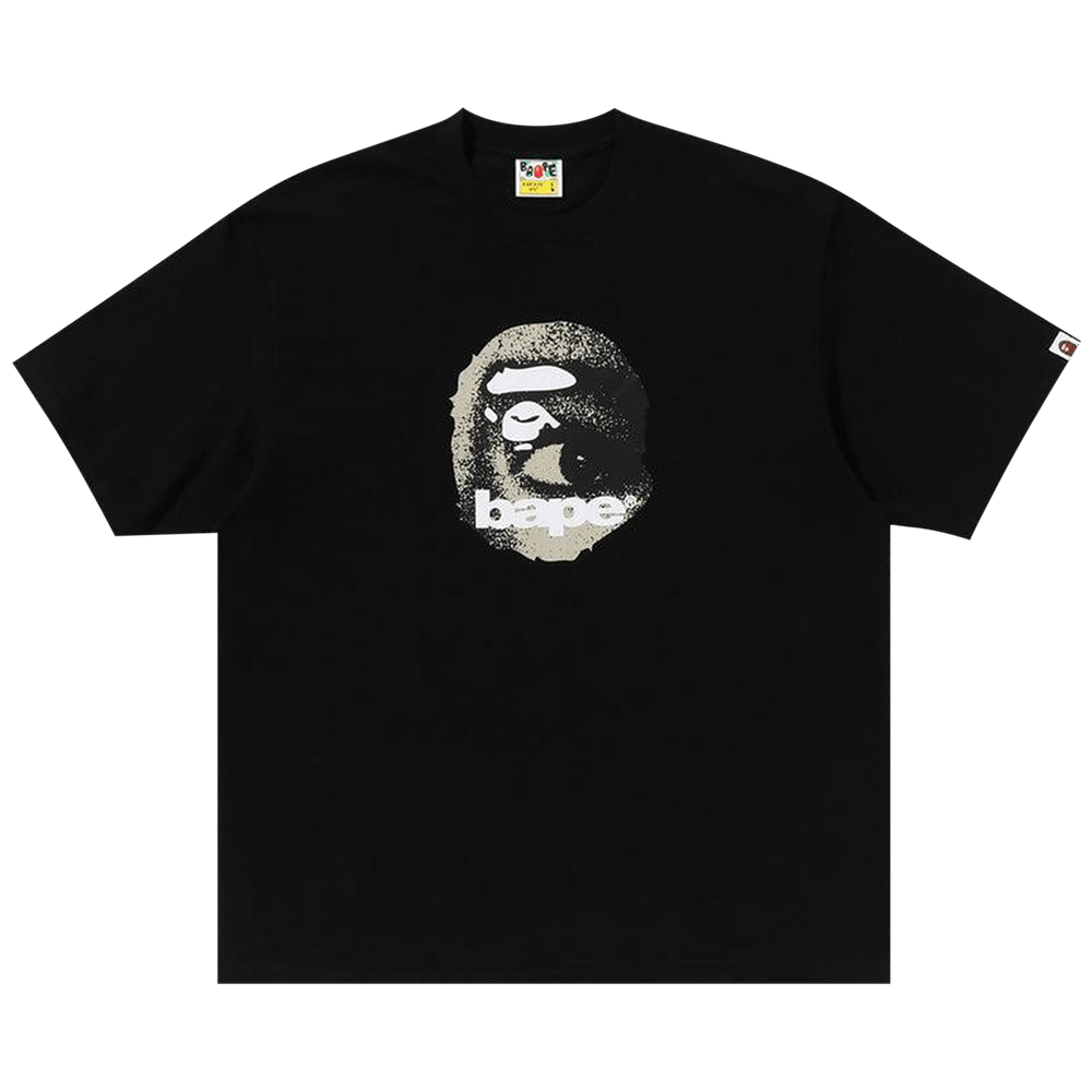Buy BAPE Ape Head Relaxed Fit Tee 'Black' - 1L80 110 307 BLACK | GOAT
