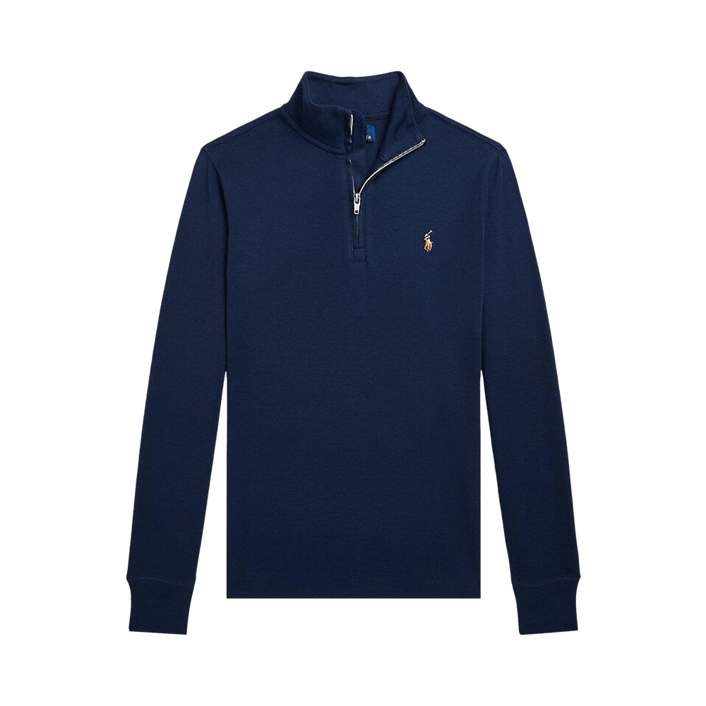 Buy Polo Ralph Lauren Long Sleeve Cotton Interlock Half-Zip