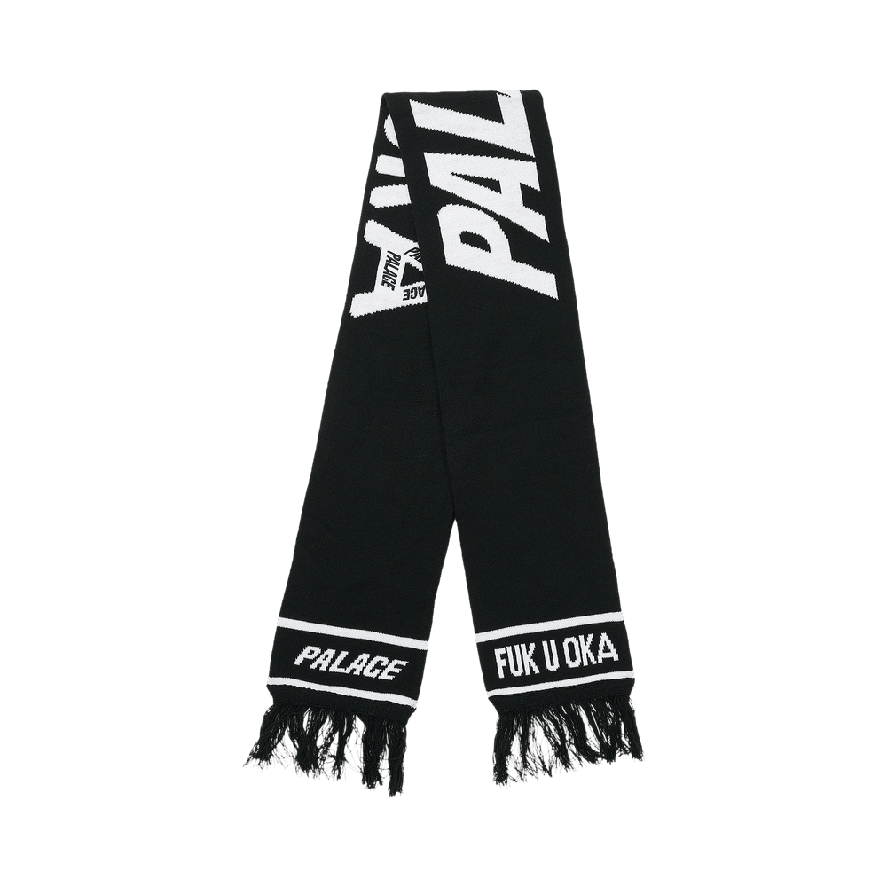 palace skateboards FUKUOKA scarf マフラー Buy Palace Fukuoka Scarf 'Black' - P29ACC113 | GOAT