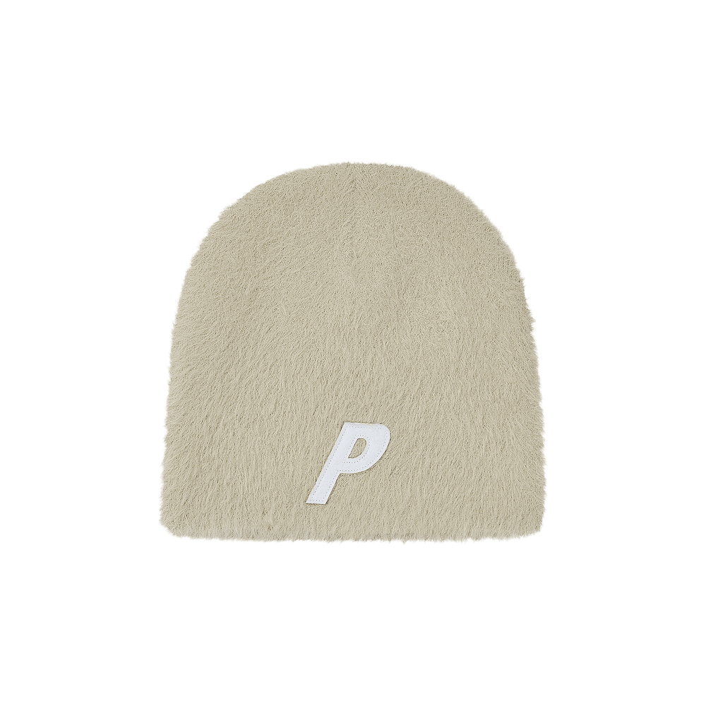 Buy Palace Faux Mohair P Nein Cuff Beanie 'Stoney Grey' - P29BN053