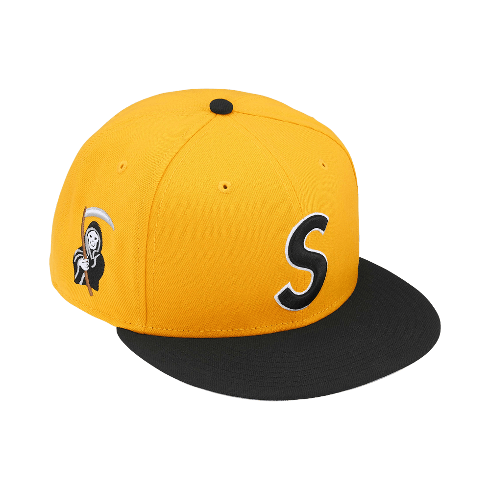 【新品】Supreme Reaper S Logo New Era 3/4 カモ Supreme New Era Reaper S Logo 59Fifty Fitted Hat Woodland Camo