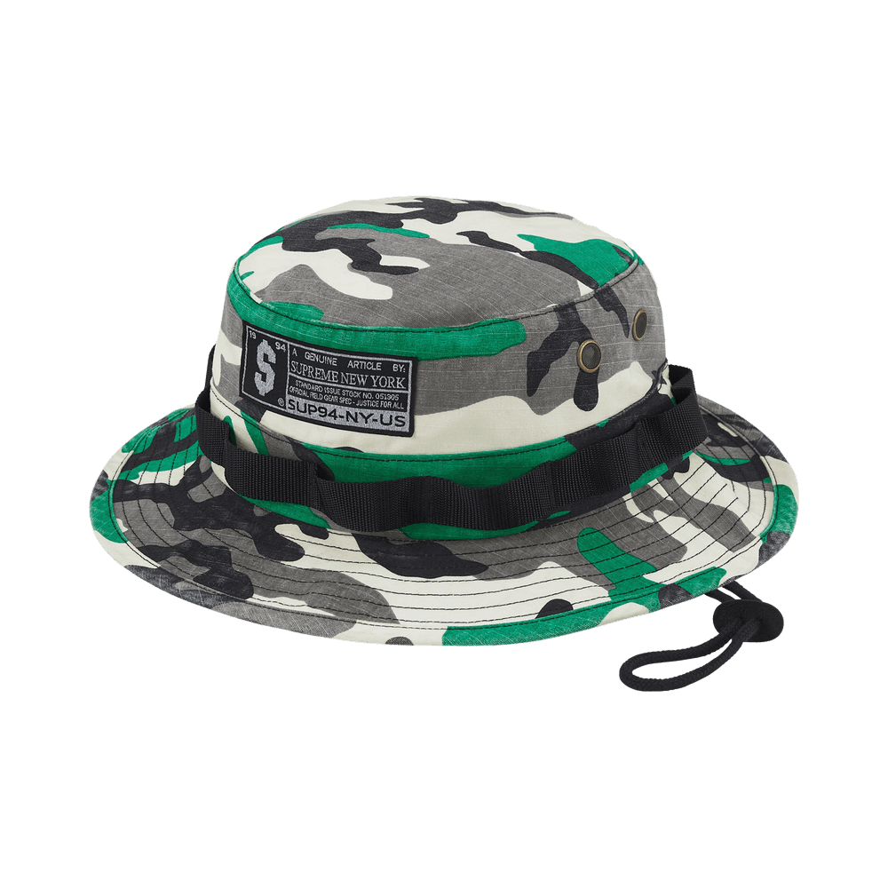 Buy Supreme Military Boonie 'Green Camo' - FW25H59 GREEN CAMO | GOAT