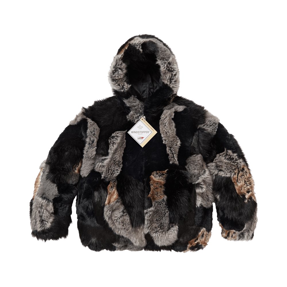 Achetez des Supreme Patchwork Windstopper Hooded Faux Fur