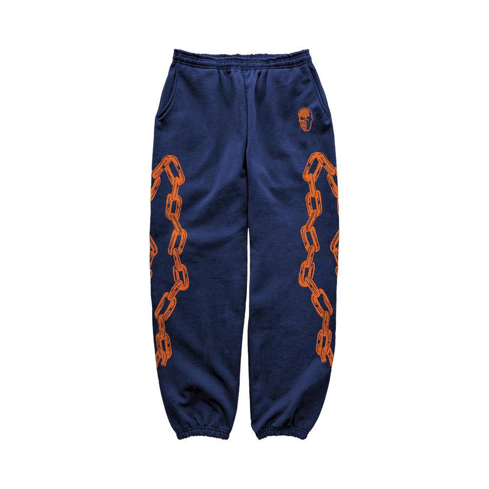 Buy Warren Lotas Chain Reaper Sweatpants 'Navy' - 305GNVP682 | GOAT