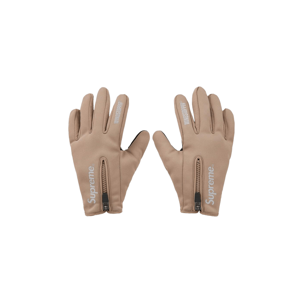Buy Supreme WINDSTOPPER Zip Gloves 'Taupe' - FW24A9 TAUPE | GOAT