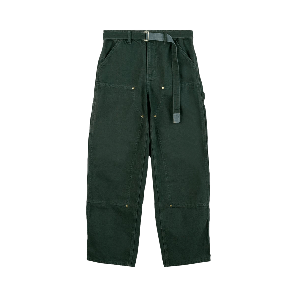 パンツ Sacai x Carhartt WIP Duck Pants Green 2 Sacai Sacai x Carhartt WIP Duck Cotton Double-Knee Pants | Saks
